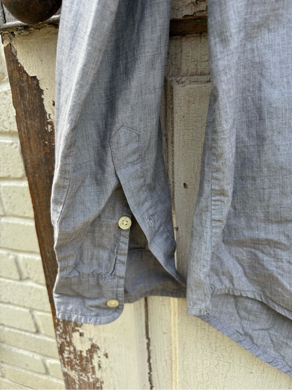 Polo by Ralph Lauren Light Gray Women's Button-Down Shirt - Picture 3 of 4